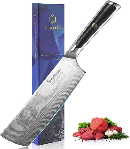 7-inch Sunnecko Cleaver Knife - carnivoresclub