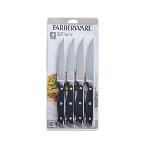 Farberware Triple-Riveted 4-Piece Steak Knife Set