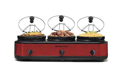 Elite Platinum Triple Slow Cooker Buffet Server