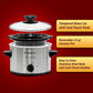 Elite Gourmet MST-250XS Electric Slow Cooker Ceramic Pot