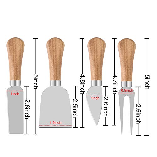 4 Piece Charcuterie Knives Set