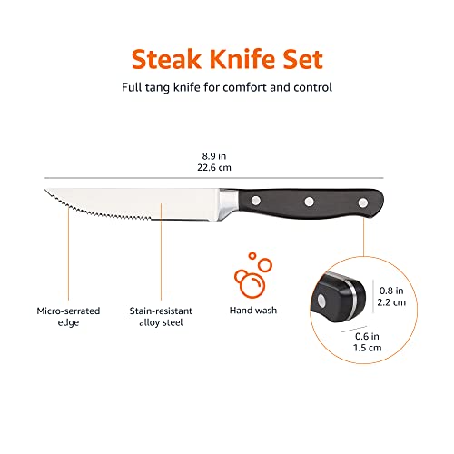 8-Piece Kitchen Steak Knife Set