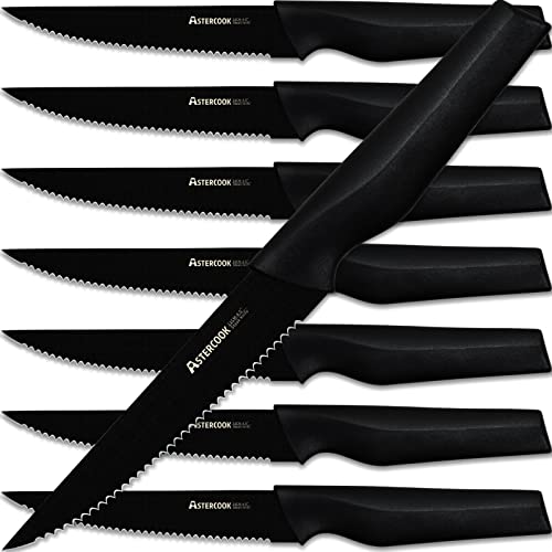 8-Piece Astercook Steak Knives, Steak Knives Set of 8