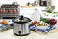 Elite Gourmet MST-250XS Electric Slow Cooker Ceramic Pot