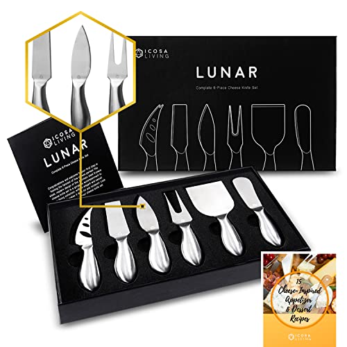 ICOSA Living Lunar 6-Piece Charcuterie Knife Set