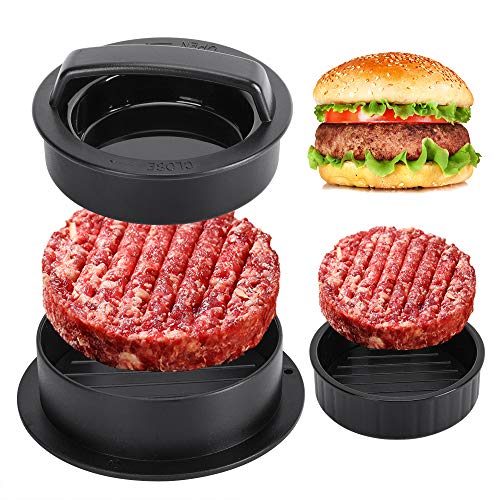 3-in-1 Hamburger Press Patty Maker