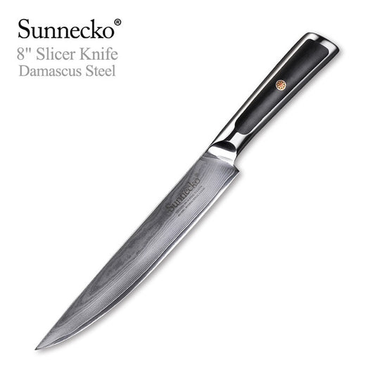 8-inch Sunnecko Damascus Slicing Knife - carnivoresclub